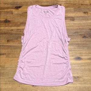Athleta Soft Pink Ruched Tank Top